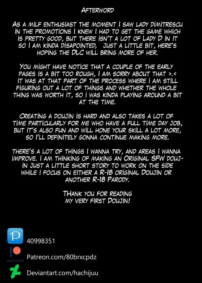 [Hachijuu] Dominating Lady Dimitrescu (Pt. 2/2 + BONUS)