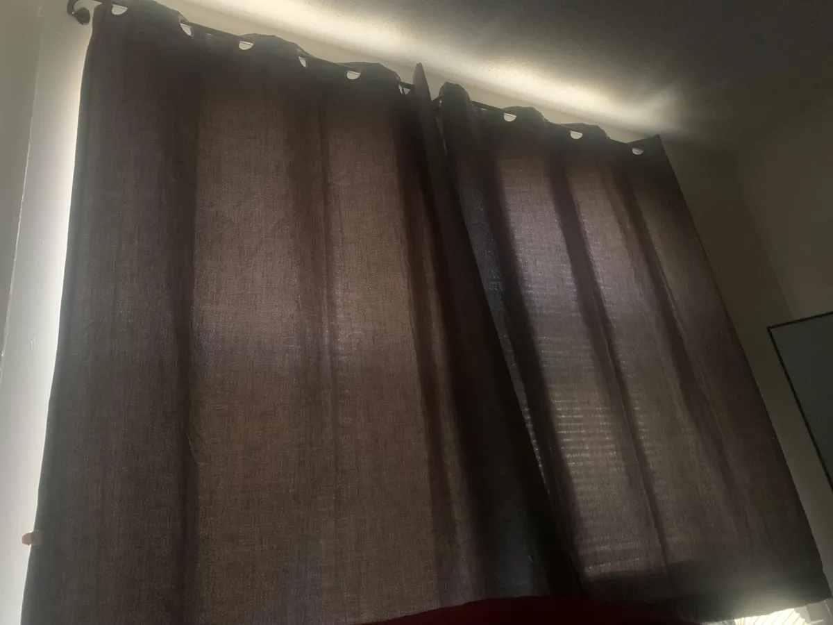 These “blackout” curtains I bought from Target