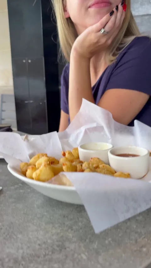 Surprise snack under the table