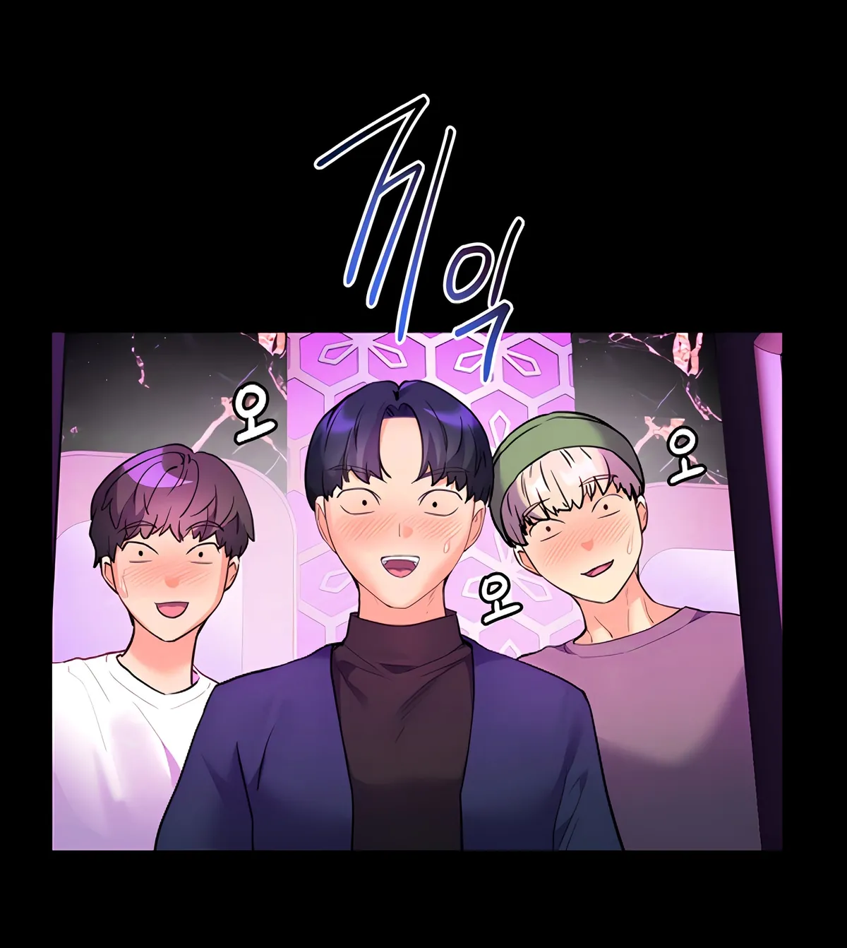 Having sex in the nightclub's male bathroom