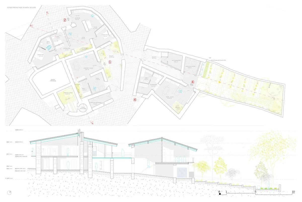 Refurbishment of five houses in ruins into social housing in Parada de Sil, Galicia, Spain - PLP Atelier (2024)
