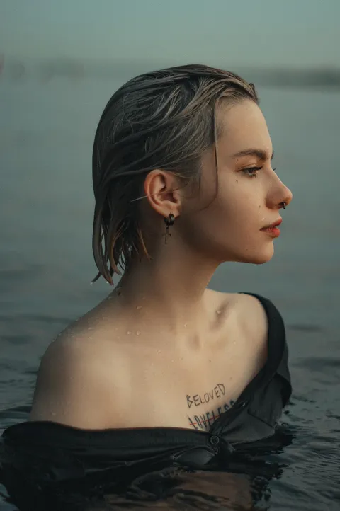 my first shooting in the water