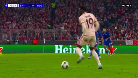 Bayern Munich [2] - 0 Dinamo Zagreb - Raphael Guerreiro 33'