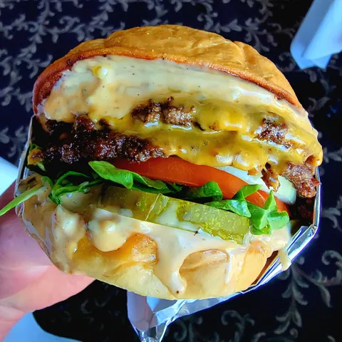 Double smash burger deluxe I put on special today