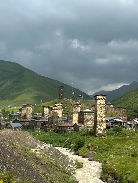 Ushguli - the highest Settlement inhabited Year-around in Europe.