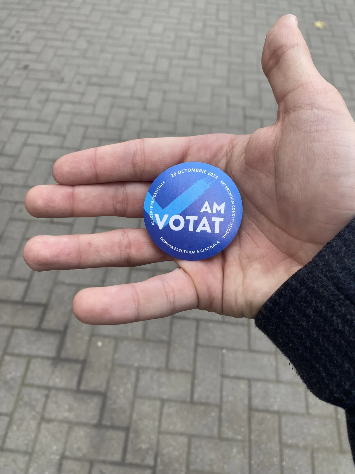 Just voted at the EU referendum. Can’t wait for Moldova to join the European family! 