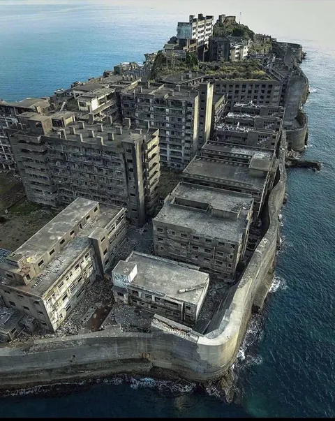 Abandoned island in Japan