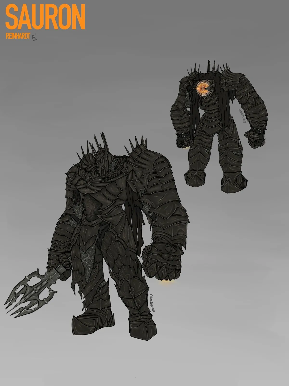 Finished my Lord of the Rings collab concept skins :)