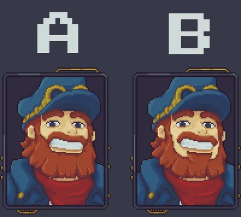Made a portrait for Railpunk Mayhem's main character, which one do you prefer?
