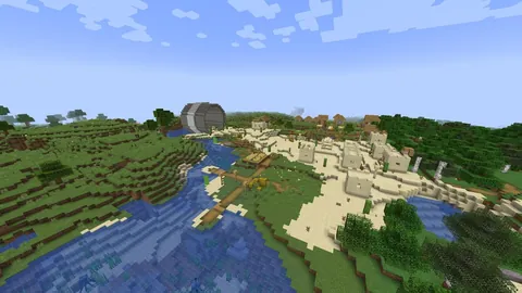 I spilled my desert biome :(