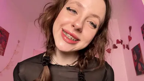 i like showing my metal smile up close