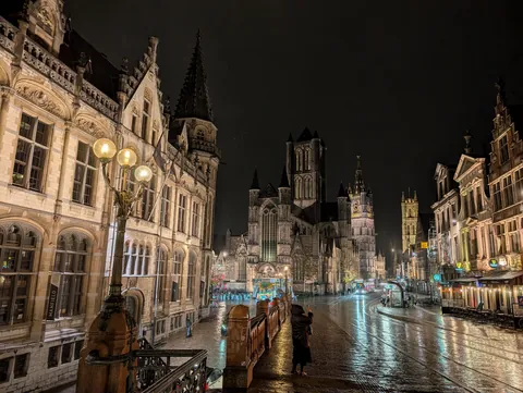 Does anyone else love night time walks in medieval towns?