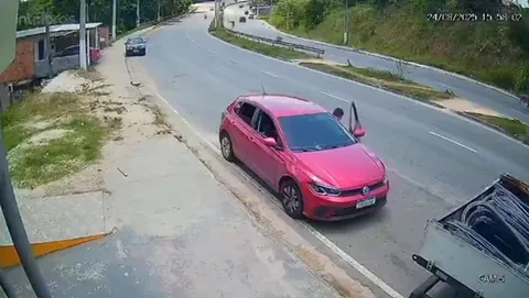 Not applying the handbrake