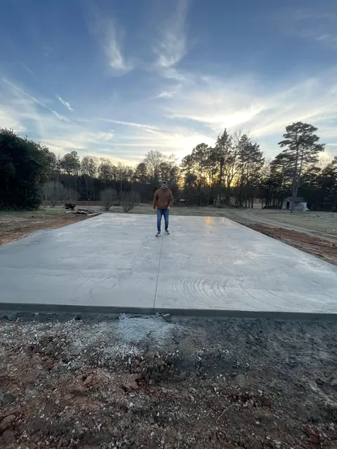Never owned anything nice growing up. Finally glad to have concrete poured for an enclosed carport 24x30