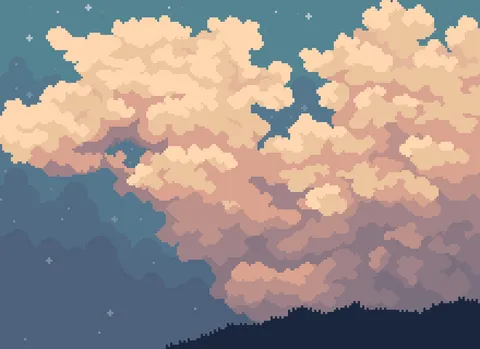 Attempted a cumulus cloud... looks like a sky camel