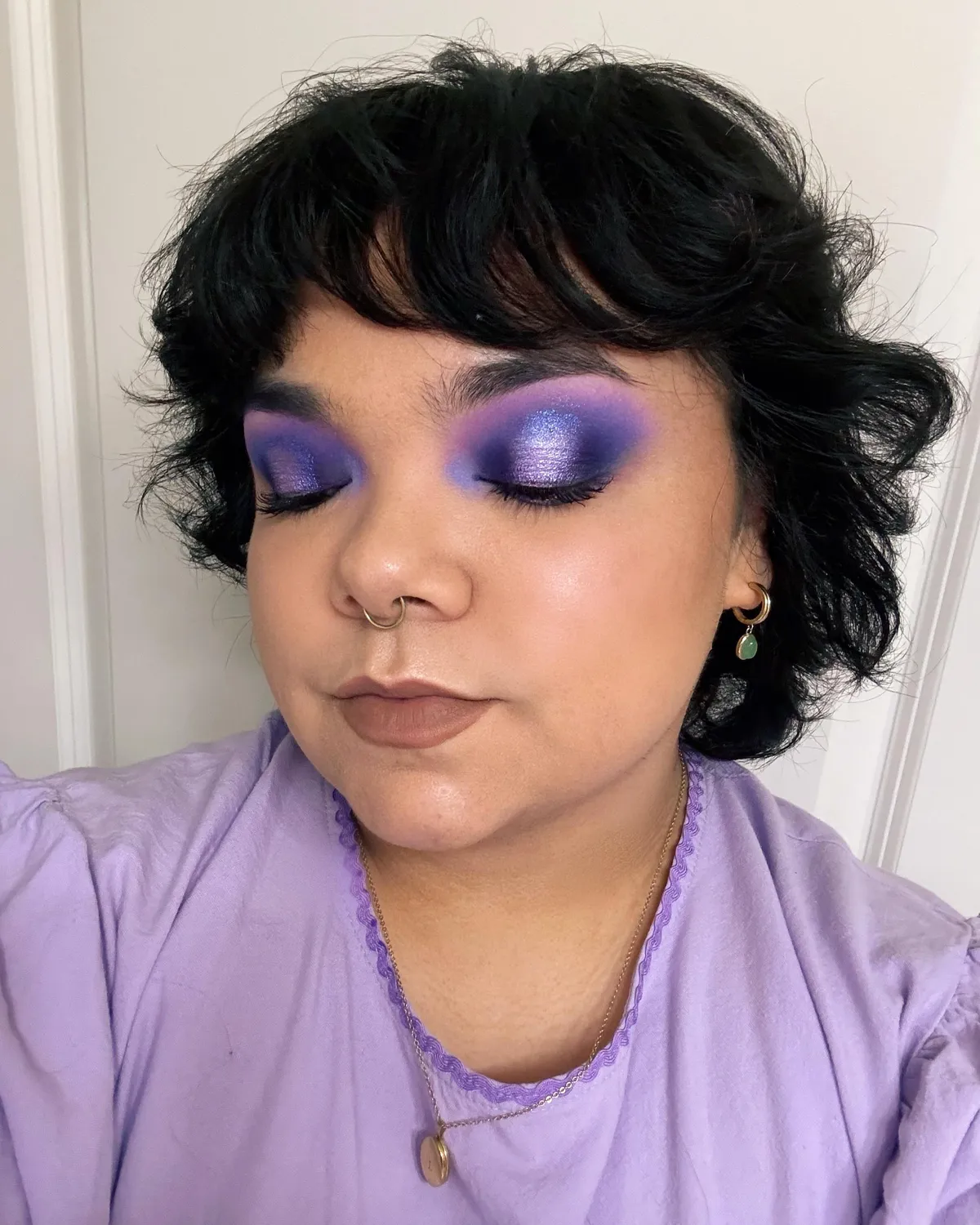 Same Palettes as yesterday, very different (IMO) look💜