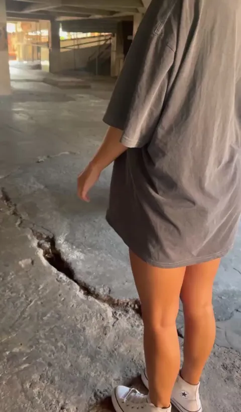 letting them bounce in public