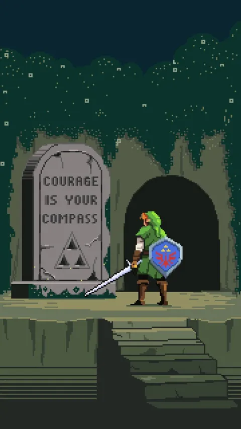 With courage as your compass, no path is too dangerous ⚔️