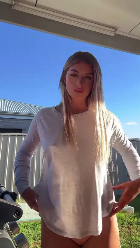 Drop it outside ‘cause why not