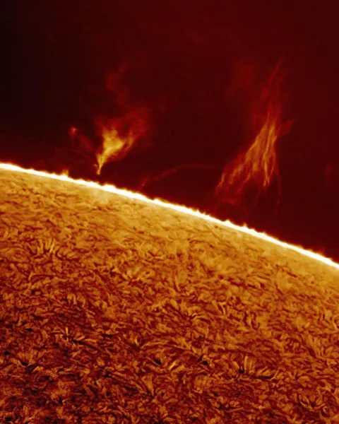 Our sun during the heat wave