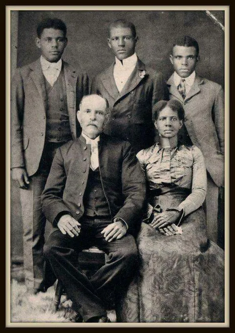 Biracial Family circa 1900