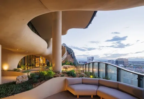 One River North: A Cracked-Open Canyon in the Heart of Denver. By MAD