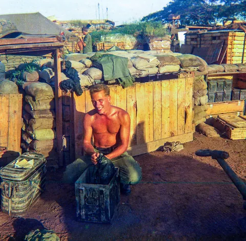 Some of my late uncles photo's from 1968 after he was drafted into the U.S. Army and sent to Vietnam. Photos are from his time in training and from after he was sent Vietnam. He can be seen in photos 1, 2, 6, 7, 8, 10, 12, 14, 15, 18, and 20.