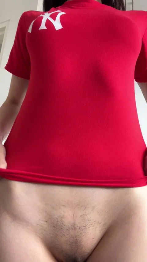 Soft thighs and perky boobs.