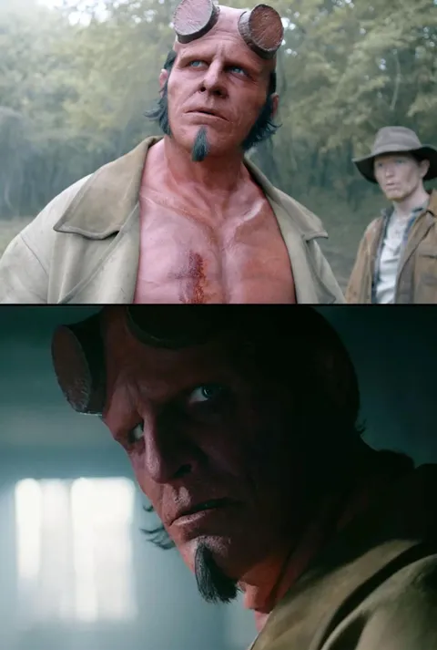 First Images of Jack Kesy as Hellboy in ‘Hellboy: The Crooked Man’