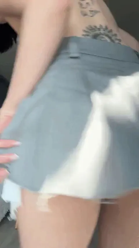 If I lift my skirt up, then it's all yours