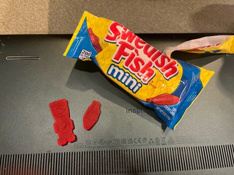 non-sour sour patch kid in my swedish fish