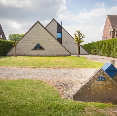 People in Flanders, Belgium, have a strange obsession with pyramid shaped houses