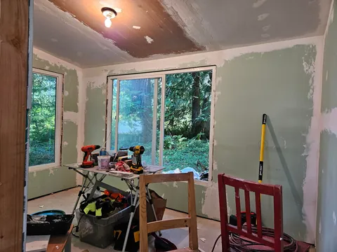 Proud completion of chicken coop to office conversion