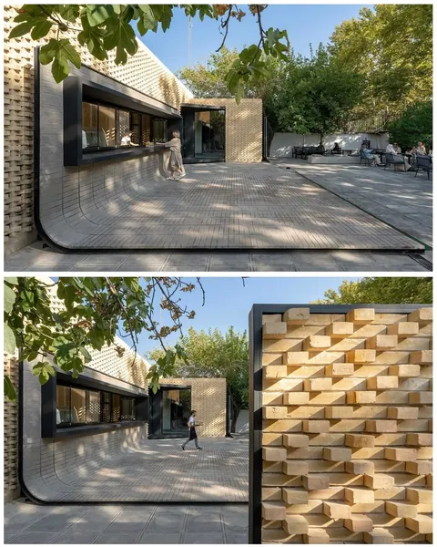 Outdoor café by kamakanstudio - Shiraz, iran. 