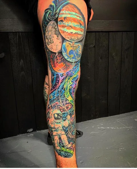 My space leg by Jon Chatelain at Yellow Rose in SLC, UT
