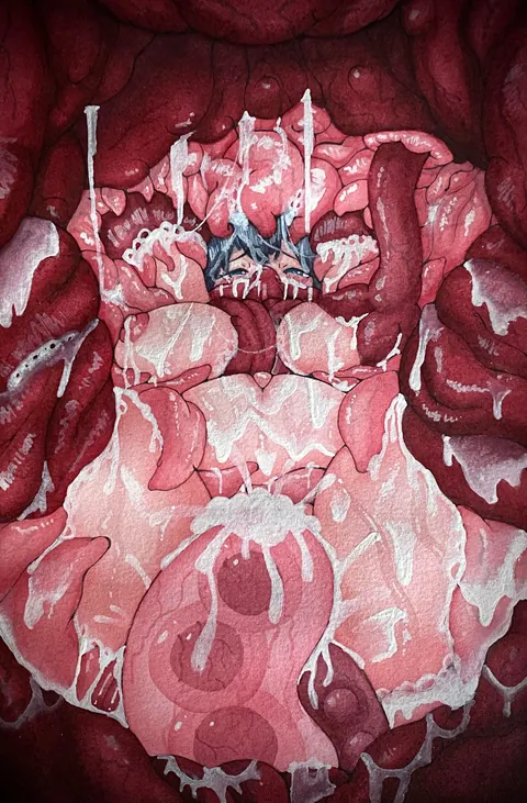 Messy tentacle breeding (art by me)