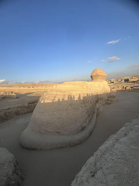 The back of the Great Sphinx