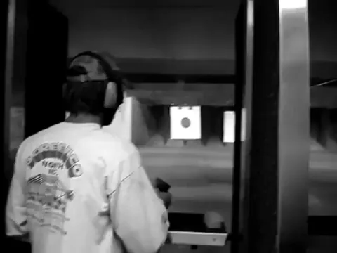 A man lost control while firing a Glock