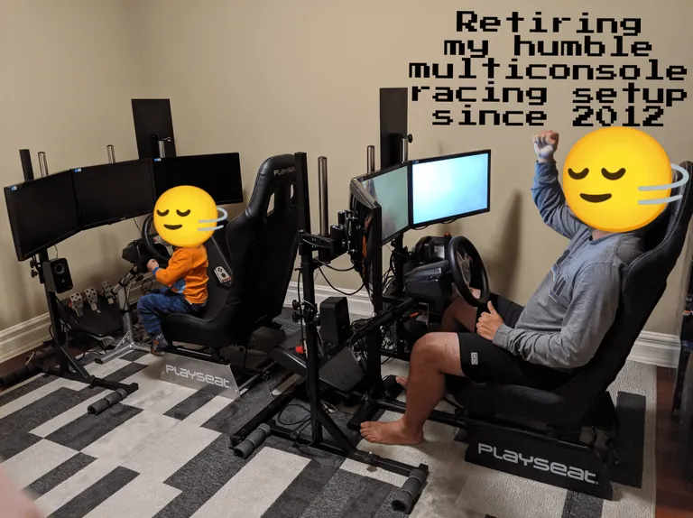 My family's MARIO KART 8 Arcade Racing Corner