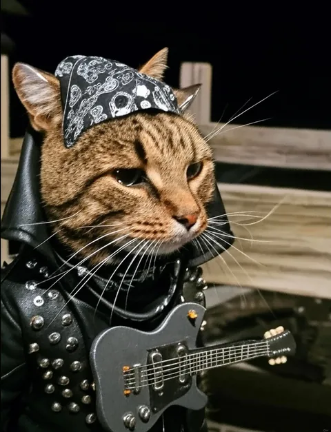 Meet Purrogi, a "feral" cat we've adopted at the Polish club