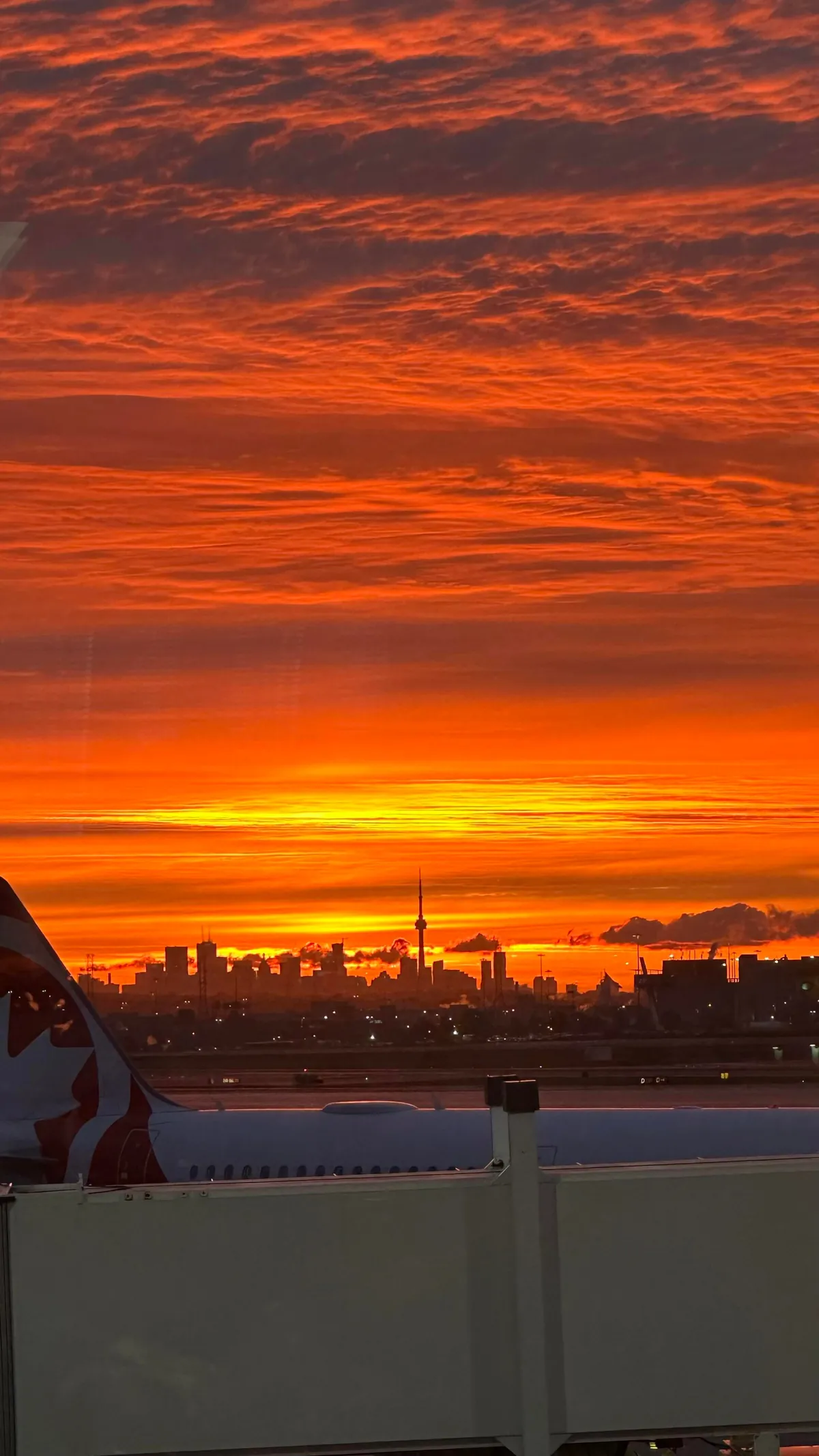 Amazing Sunrise in Toronto yesterday.