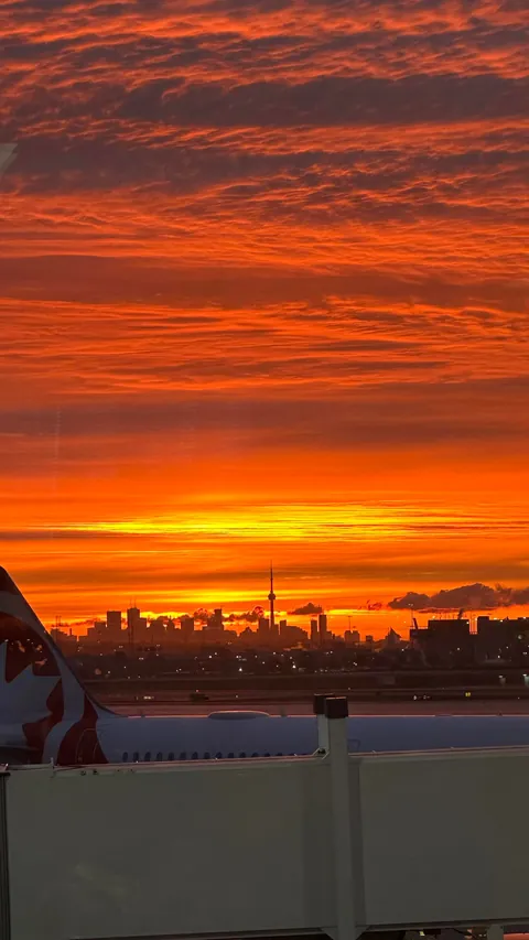 Amazing Sunrise in Toronto yesterday.