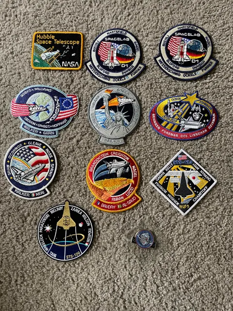 My mom gave me her old mission patches.