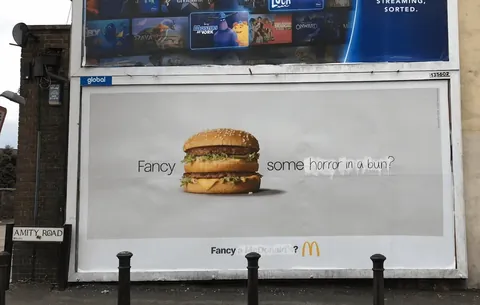 Vandalized McDonald's Ads