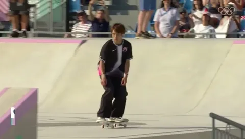 Yuto Horigome performs the smoothest skateboarding trick