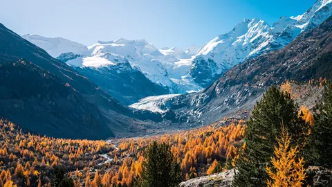 Morteratsch Valley, Switzerland [OC] [6000x3375]