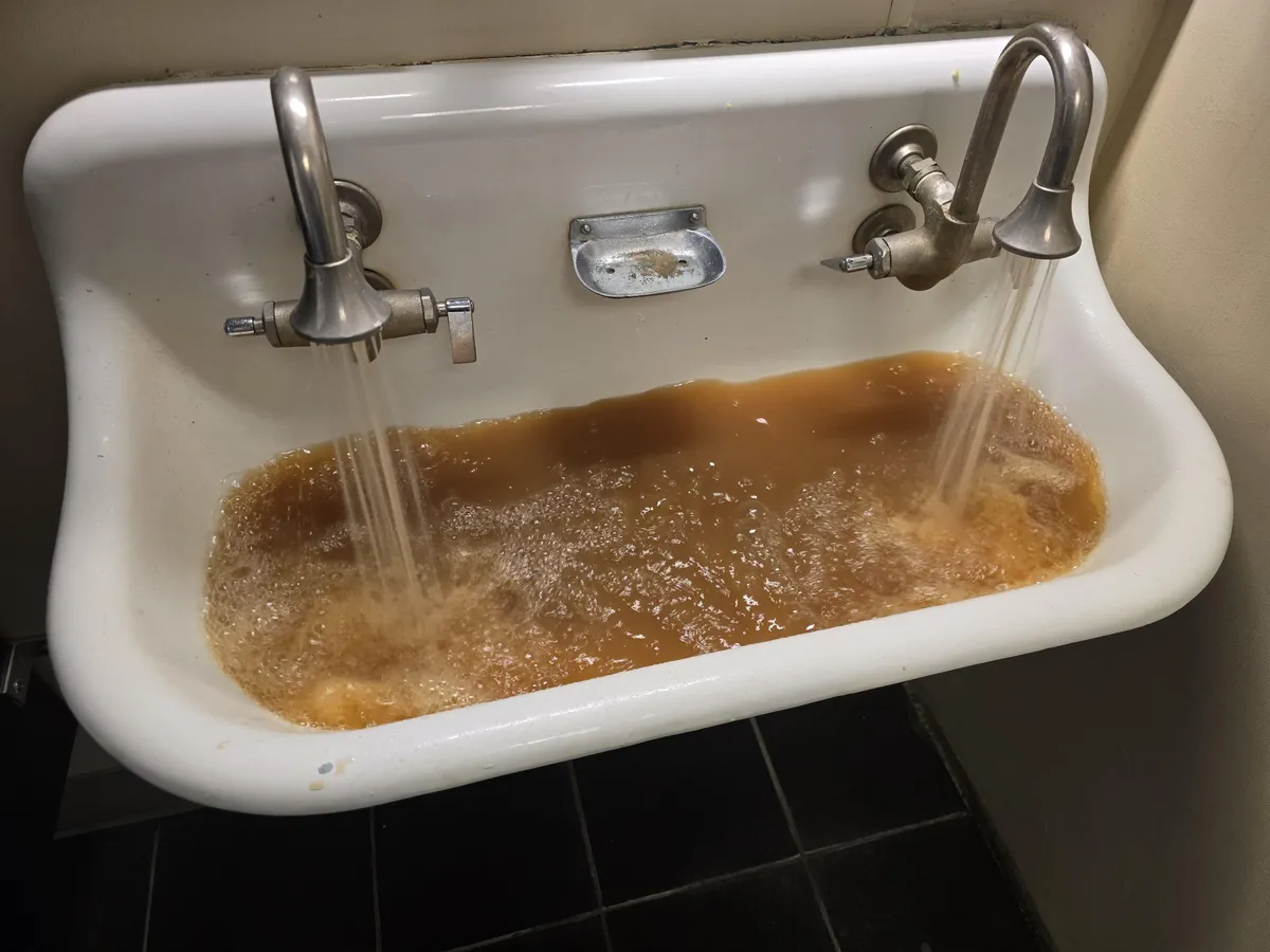 This sink at hospital I work at.
