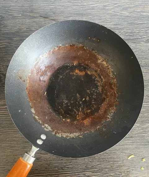 One of my roommates ruined the wok my mom bought for me