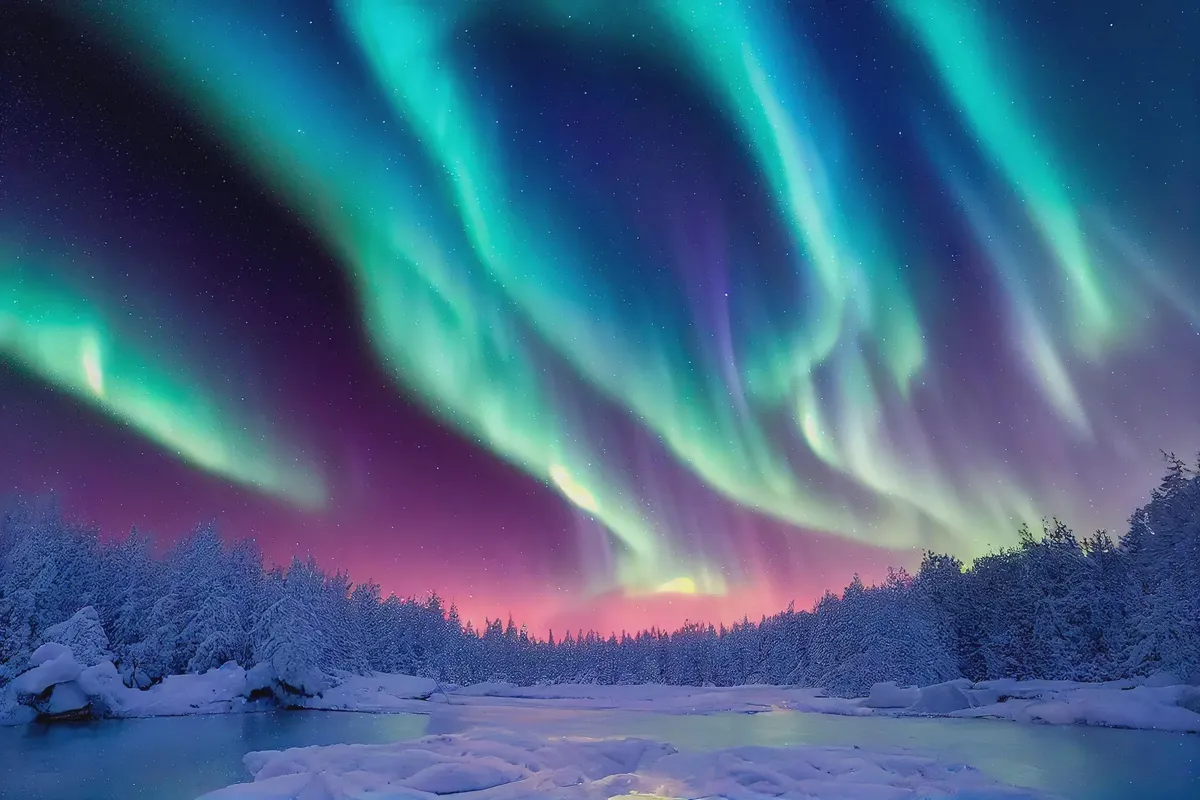 🔥 Northern Lights from Denali National Park, Alaska