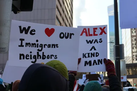 Minneapolis - Yesterday's Government Plaza Protest [OC]